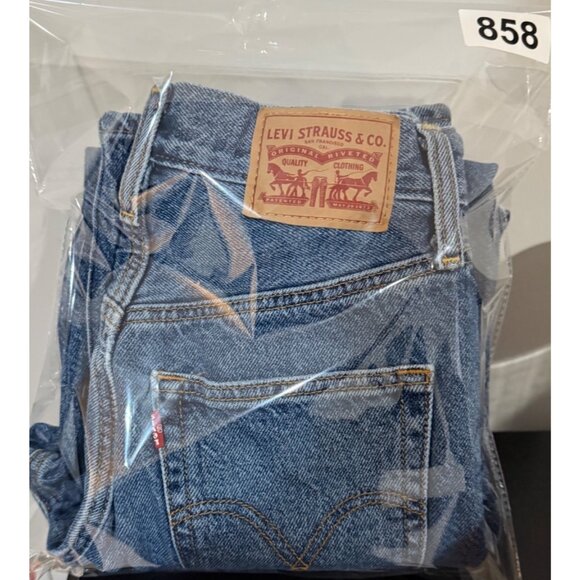 Levi’s Jeans Women’s Size 25 Ribcage Straight Ankle Jeans Distressed Button Fly - Picture 14 of 14